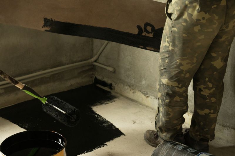 Waterproofing Application in Basement